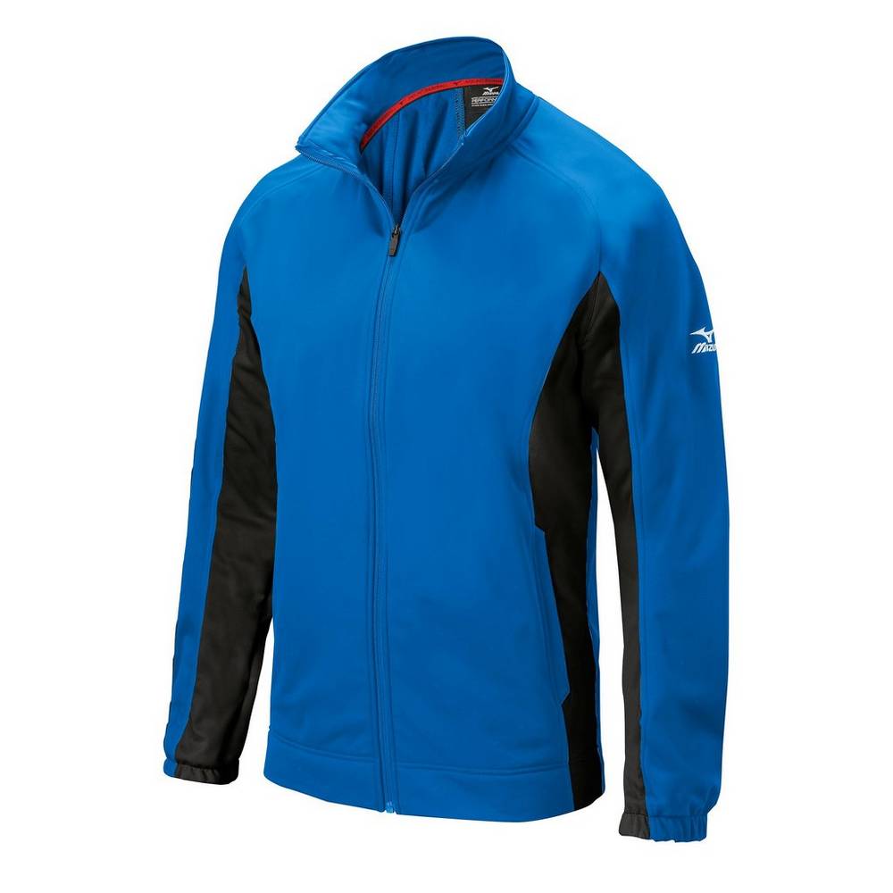 Mizuno Pro Thermal Pro - Erkek Mont - Kraliyet Mavisi/Siyah Türkiye (XLKCQH-307)